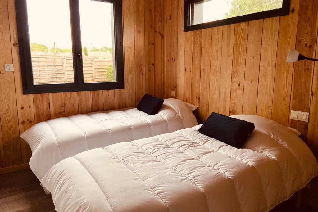 Chalet Montana - Au Cottage Du Medoc - Proche De Bordeaux Saint-Aubin-de-Médoc Eksteriør billede